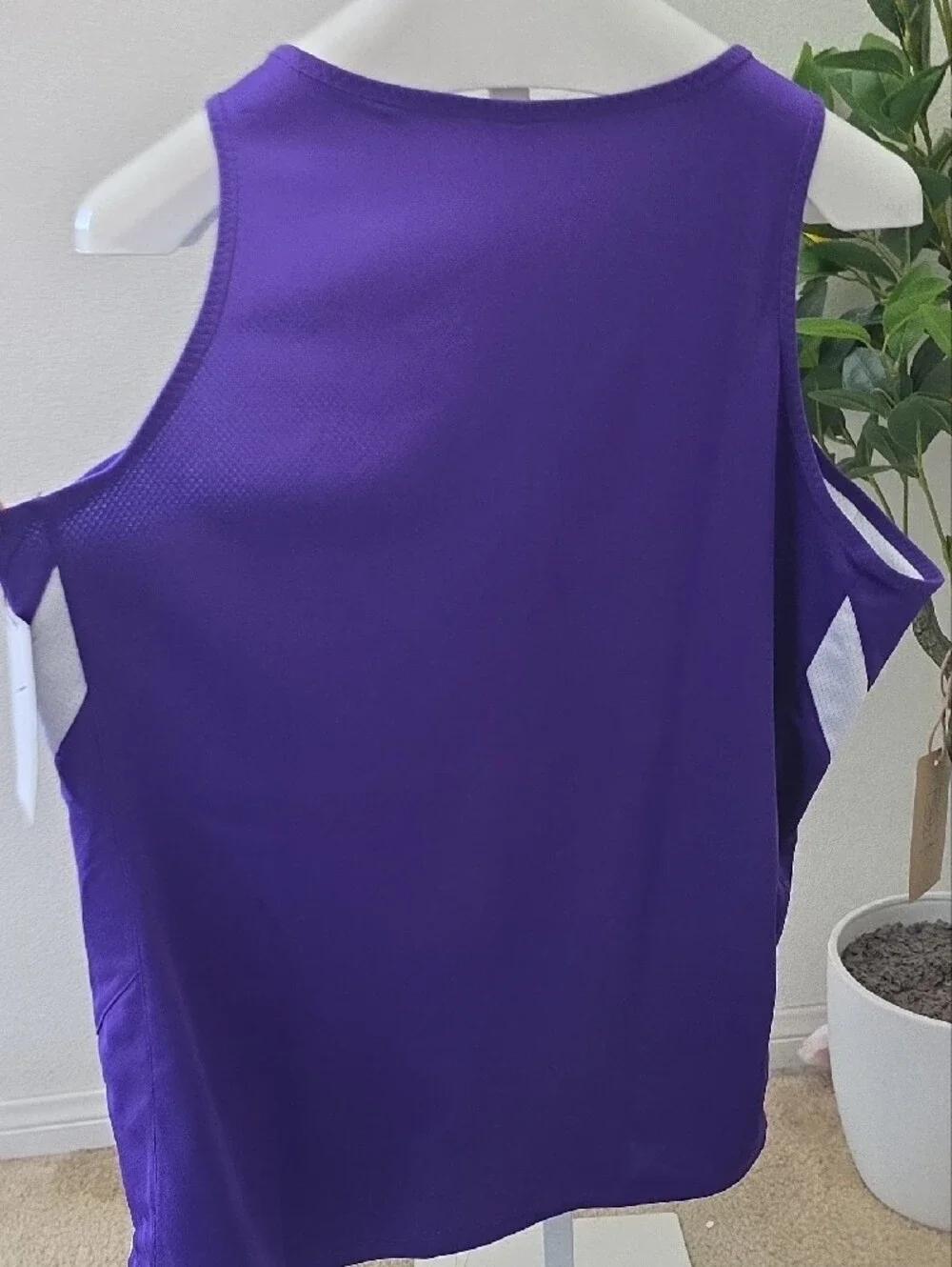 Nike Womens Size XXL Dri-FIT Reversible Basketball Practice Jersey Purple White